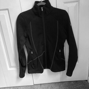Spyder Full-Zip Lightweight Black Jacket